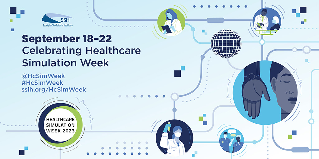 INACSL's tweet photo. This week belongs to you! Celebrate #hcsimweek23 by joining us today at 1:00 p.m. CT for a free webinar discussing tips to use simulation-based activities to foster clinical judgment by integrating NGN-style items in clinical/classroom settings. Register: https://t.co/sOqtU0IH57 https://t.co/Lu7IbjYayZ
