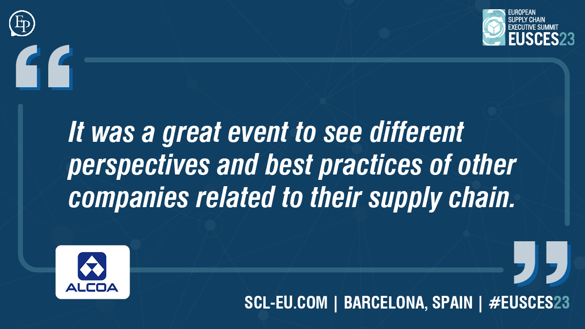 EP_EUSCES's tweet photo. We are thrilled by all the positive feedback of #EUSCES23!

Check out what one of our delegates had to say below ⬇️

#EUSCES #supplychainmanagement #supplychain #supplychainsolutions #supplychainexcellence #europe https://t.co/6MufF6bN4P
