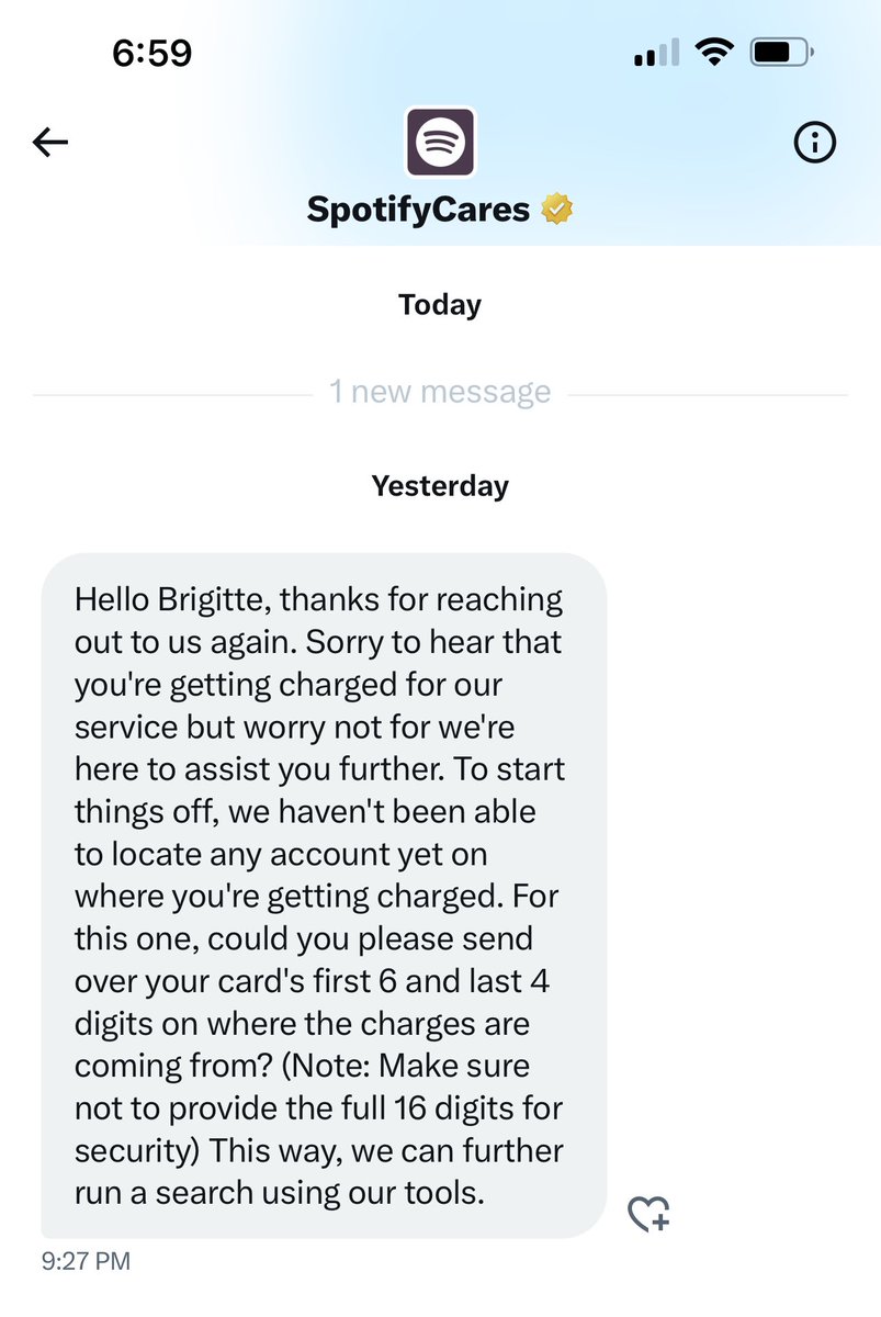 TheRealBrigofCA's tweet photo. This. I’ll shut has been going on for years and it’s the same old same ole BS they have the transaction information yet can’t figure out how to shut down my account that’s no active and hasn’t been for YEARS!! ⁦@Spotify⁩ is stealing from me - anyone else?? https://t.co/u0hiZ6xPYM