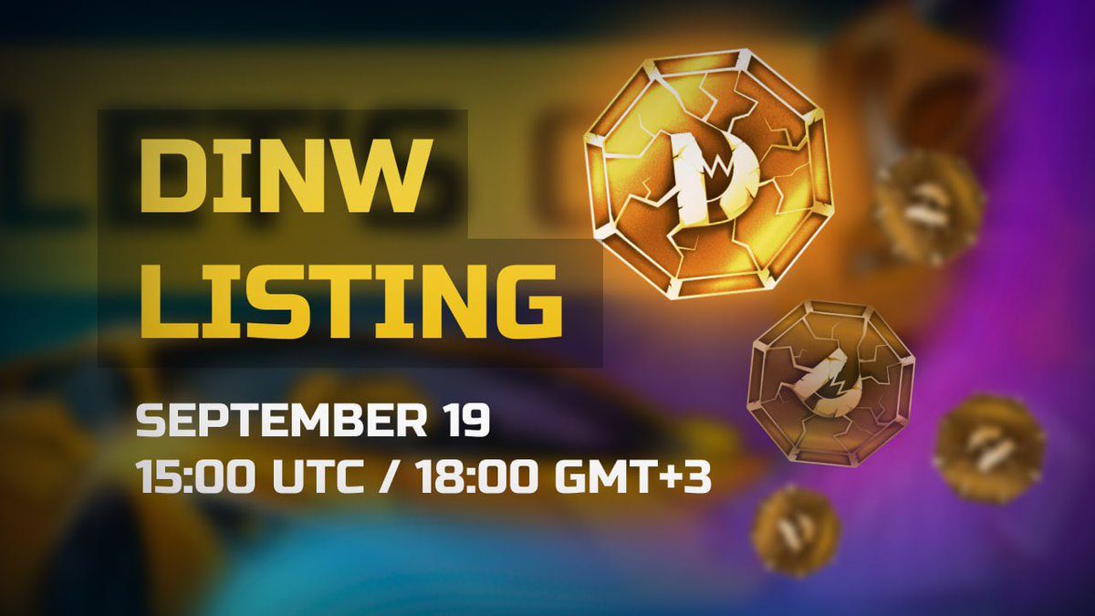 1 hour to DINW listing on PancakeSwap (18:00 GMT+3)⏳

🥇 DINW contract: 0x610547Fb5E781c98Ce52B62F9AcE4E1526385311
🔗 pancakeswap.finance/swap

Instructions for purchase:

❗️Claim DINW: claim.dino-wars.com
📄Audit: hacken.io/audits/dinowar…

We will not sell a single token, our
