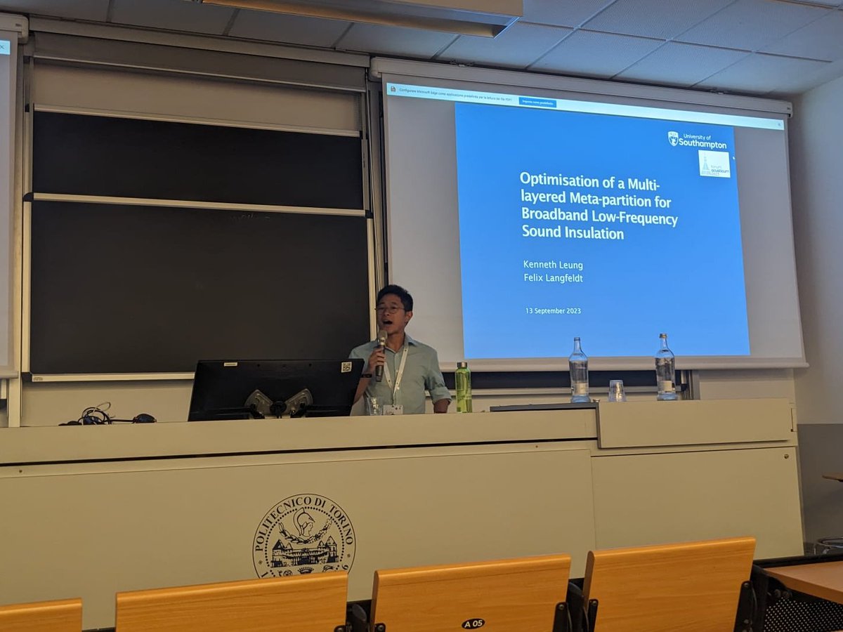 ISVRsouthampton's tweet photo. To top of a great week at #ForumAcusticum our PhD Researcher Kenneth Leung was awarded one of the EAA Best Paper &amp; Presentation Awards for Young Researchers for his paper - https://t.co/vGtd9fvSHN   #acoustics https://t.co/oEIt64rZ2V