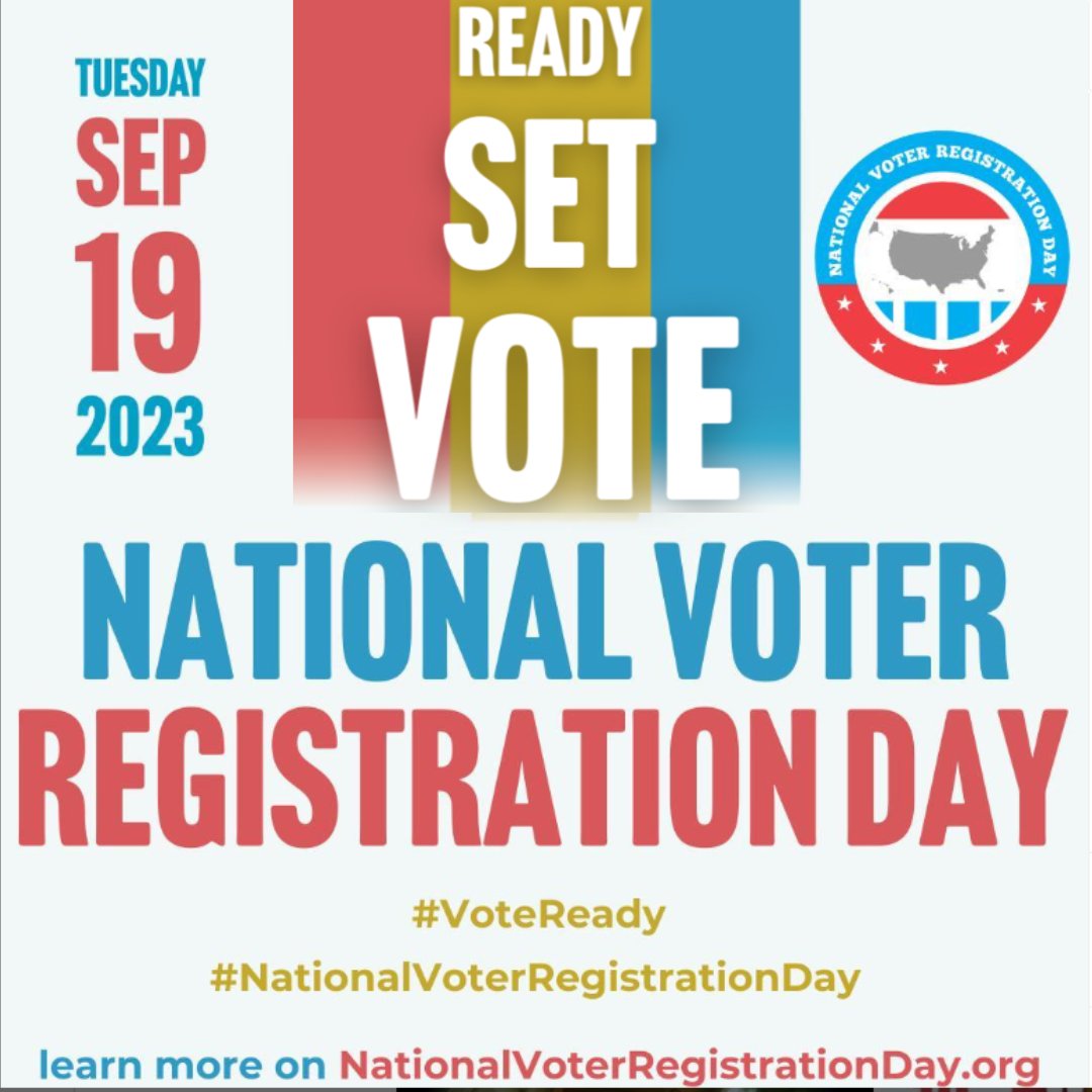 It’s #NationalVoterRegistrationDay
As we continue to fight to keep the right to vote, let's use it so we don't lose it! Register to vote in your city, county, or state. Use the link, and you'll be registered in a few clicks: nationalvoterregistrationday.org

#ourvotematters #bricfundco