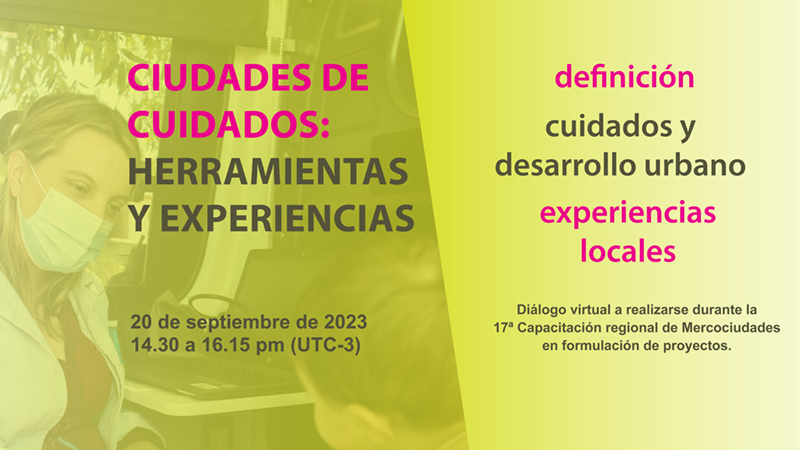 Mañana en el diálogo "Ciudades de cuidados: herramientas y experiencias" de <a href="/mercociudades/">Mercociudades</a>, la secretaria general de CIDEU, <a href="/laurapcastano/">Laura Pérez Castaño</a>, hablará sobre cómo la planificación urbana puede hacer del trabajo de cuidado una tarea más colectiva.
🗓️20/09
👉mercociudades.org/invitacion-ciu…