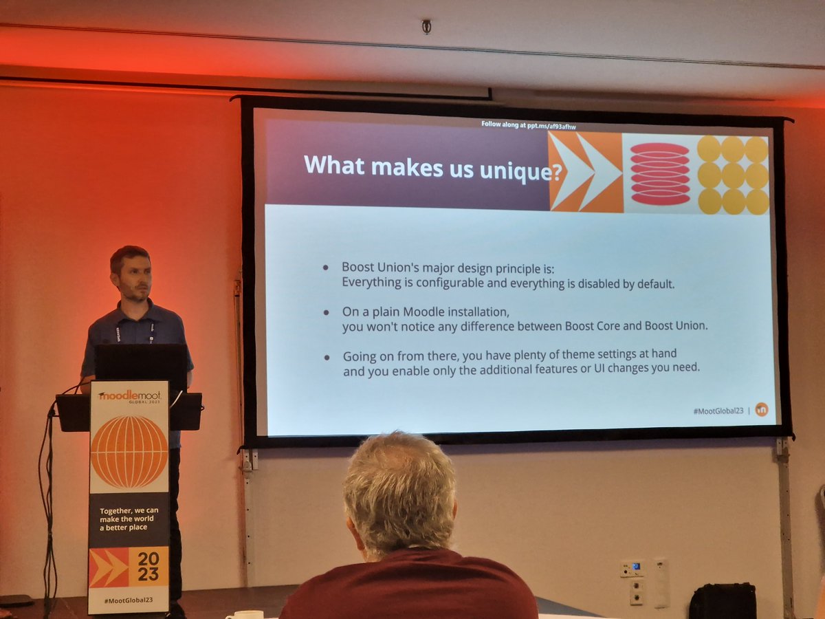 elearningks's tweet image. Alexander Bias (lern.link) | Stefan Scholz (bdecent)
| Luca Bösch
presenting
Theme Boost Union: moodle.org/plugins/theme_…
#MootGlobal23 #Moodle #MoodlePlugins
