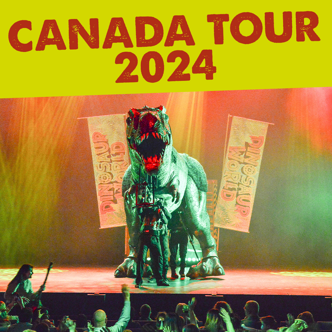 We're thrilled to announce Dinosaur World Live is touring to Canada in 2024!

We can't wait to bring this ROAR-some show across the pond 🦕🦖

Find out where the tour is heading at dinosaurworldlive.com

#DinosaurWorldLive #CanadaTour #Dinosaurs #FamilyTheatre