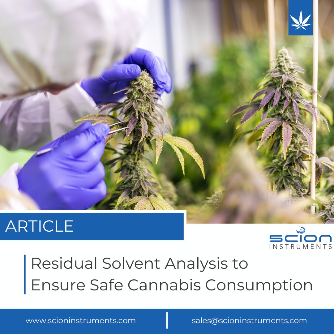 Quality cannabis products must undergo stringent testing to ensure their safety for public consumption. This includes residual solvent analysis, which is done using headspace gas chromatography with mass spectrometry. 

Discover more: scioninstruments.com/blog/residual-…