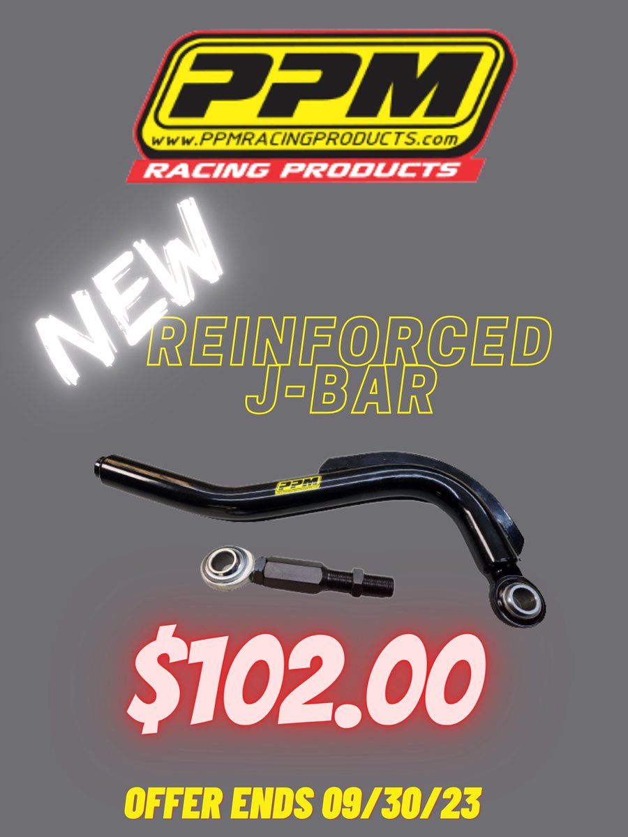 Team_PPM's tweet photo. Come check out our new sale on our reinforced J-Bar!
Only to the 30th! https://t.co/mHKHrluqzx