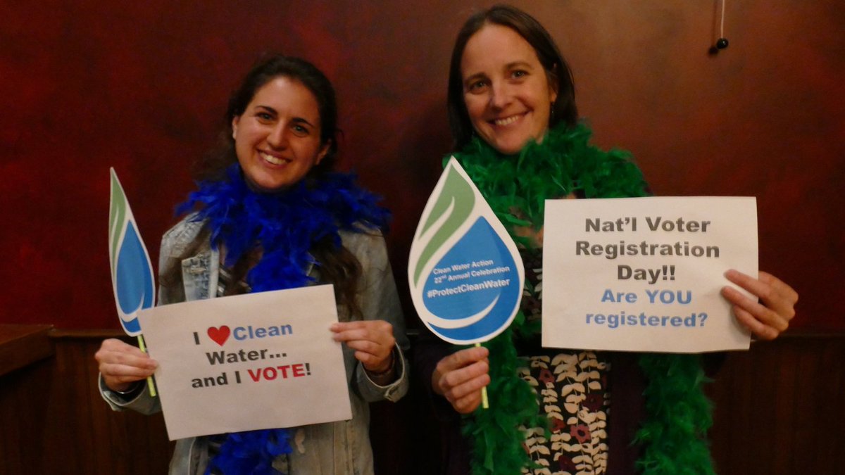 Climate action begins at the ballot box! 

Our voices and our votes are essential for achieving a sustainable future. This #NationalVoterRegistrationDay, join us in getting #VoteReady: register or check your status today!
nationalvoterregistrationday.org/register-to-vo…
#DemocracyTuesday #CleanWaterVoter