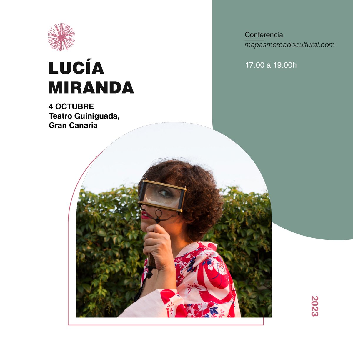 🎭 No te pierdas la cita con la directora de escena, gestora cultural, dramaturga y arte-educadora Lucía Miranda  en #CampusMAPAS  📍 Miércoles 4 de octubre en Teatro Guiniguada, #GranCanaria  Inscríbete de manera gratuita a través de ➡️ mapasmercadocultural.com ¡Te esperamos!👀