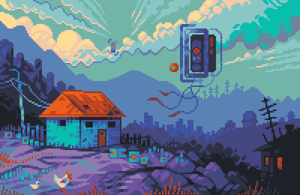LikPixel's tweet photo. Armenian landscape
I once drove by a similar house that I remembered for its unique colors
#pixelart #pixel #ドット絵 https://t.co/ZXCcn5fRgd