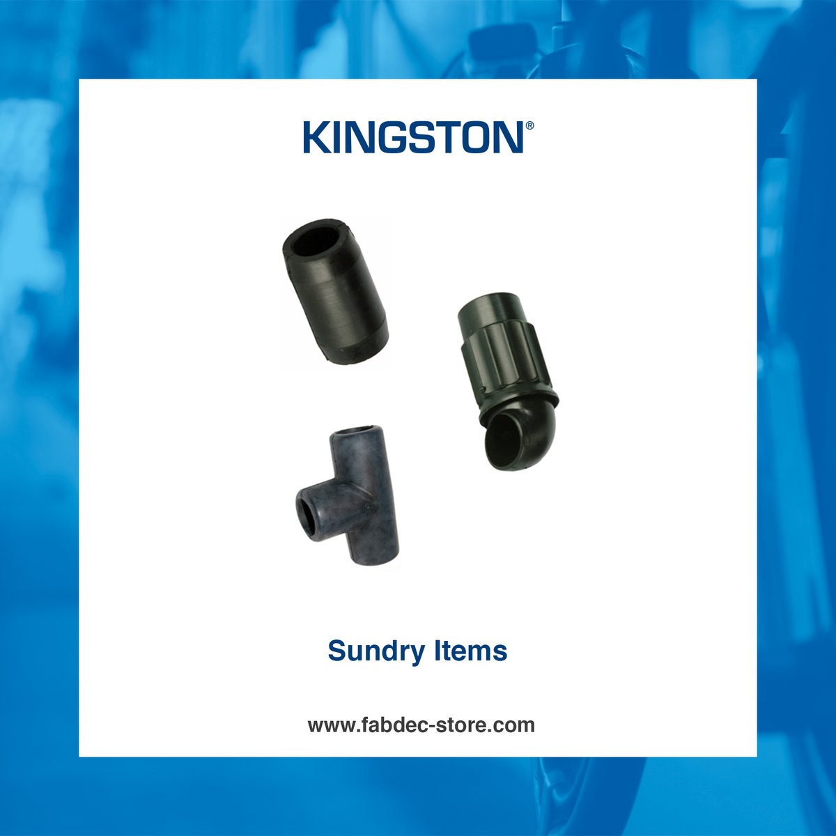 Kingstonspares's tweet image. A range of sundry items are available from fabdec-store.com

#sundryitems #piping #kingstonspares #koolspares #kingston #fabdec #teamdairy #dairy #milking #milkingequipment #milkcooling #dairyfarming #farmsupplies #milkingconsumables #shoponline #parlourspares
