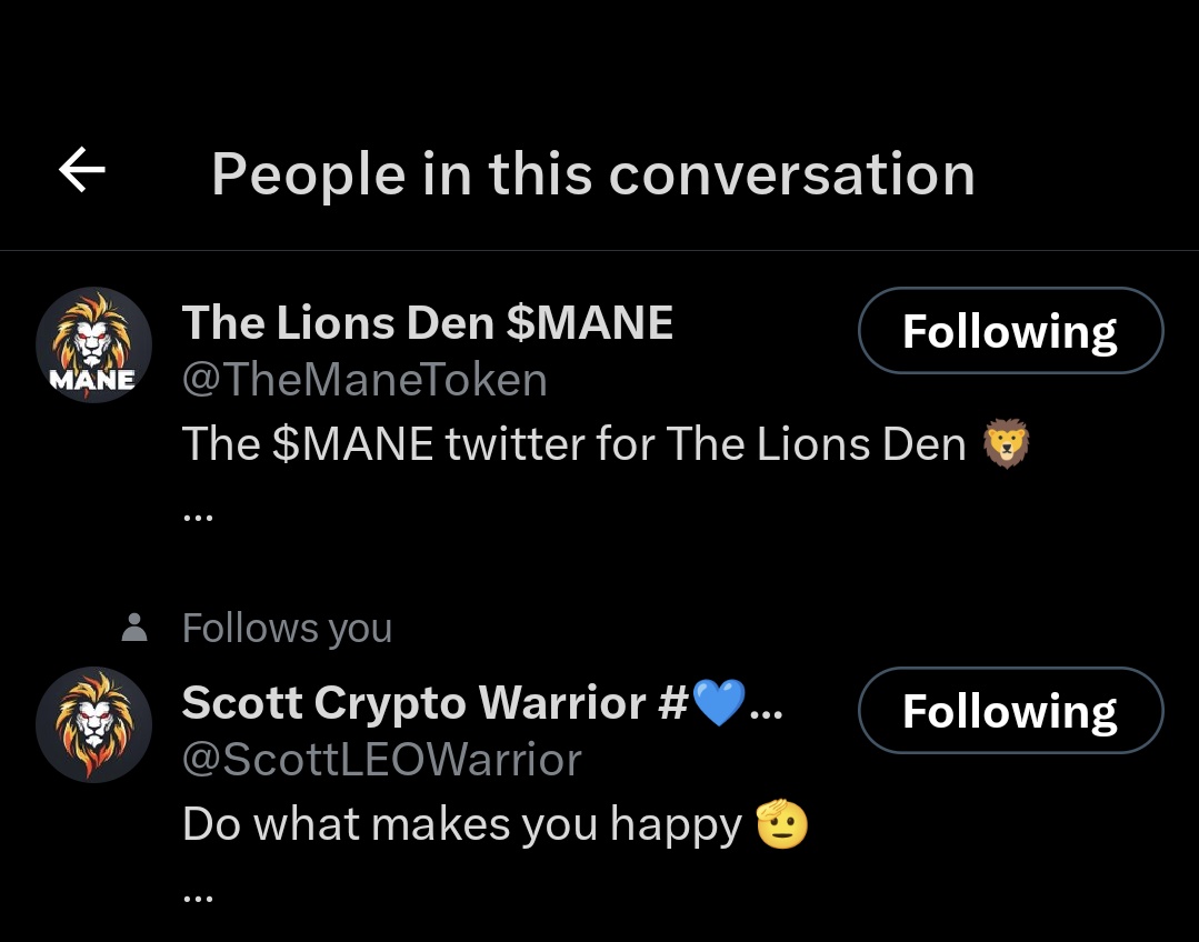 TheCryptoDjinn's tweet photo. @ScottLEOWarrior @TheManeToken Cheers boss man! Good luck with the project ❤️ https://t.co/nXqd3DEZGK
