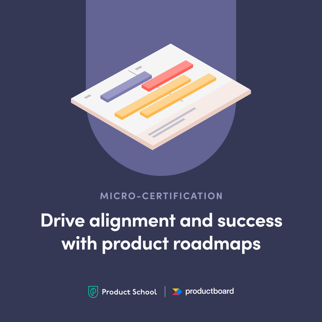 Introducing our new Free Micro-Certification 📢 

This micro-certification has been designed in partnership with @Productboard to help you understand, create, and effectively use product roadmaps within your team and organization. 

Enroll for Free: prdct.school/47g04m2