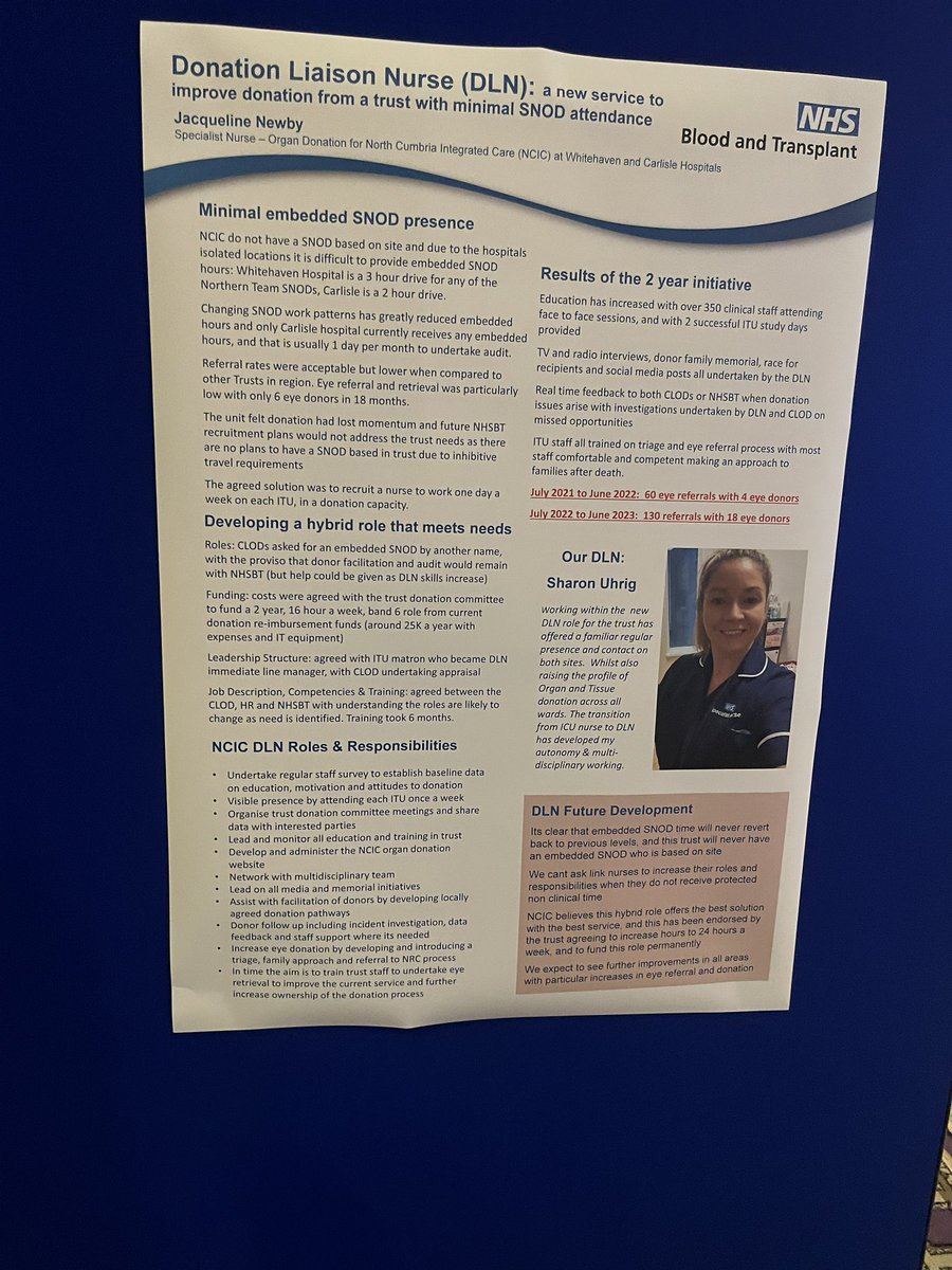 What an amazing initiative to increase the gift of sight! 👀#OrganDonationWeek #NHSBTnursingconference @OTDTProfDev @OMG_NHS @NhsTissue @AimeeHilton2 @EllaPoppitt @AndrewBrod @NorthernODST