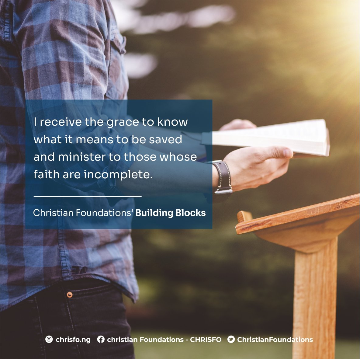 Chrisfo12's tweet photo. Christian Foundations’
Building Blocks
TYPES OF FAITH(2)
“How then shall they call on Him in whom they have not believed? And how shall they believe in Him of whom they have not heard? And how shall they hear without a preacher?” Romans 10:14
Read Bible: Acts. 10:1-5;11:13, 14
1/ https://t.co/IOEtQ9o0Ys