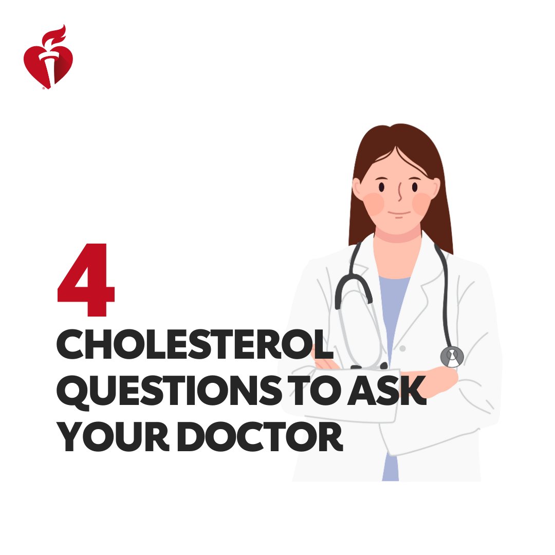 HeartNebraska's tweet image. Talk with your doctor about cholesterol, specifically #LDLcholesterol – the “bad” cholesterol raising the risk of heart disease and stroke. Here are some questions to get the conversation started 👇 

Learn more at spr.ly/6018P4vga. LDL-C initiative sponsored by Amgen.