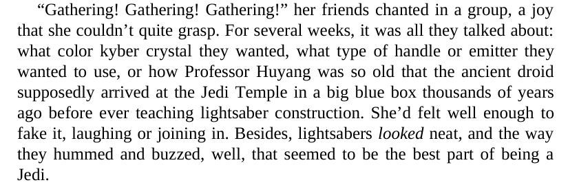 HUYANG WAS GIVEN TO THE JEDI BY THE DOCTOR?!?! 

From "Brotherhood" by Mike Chen