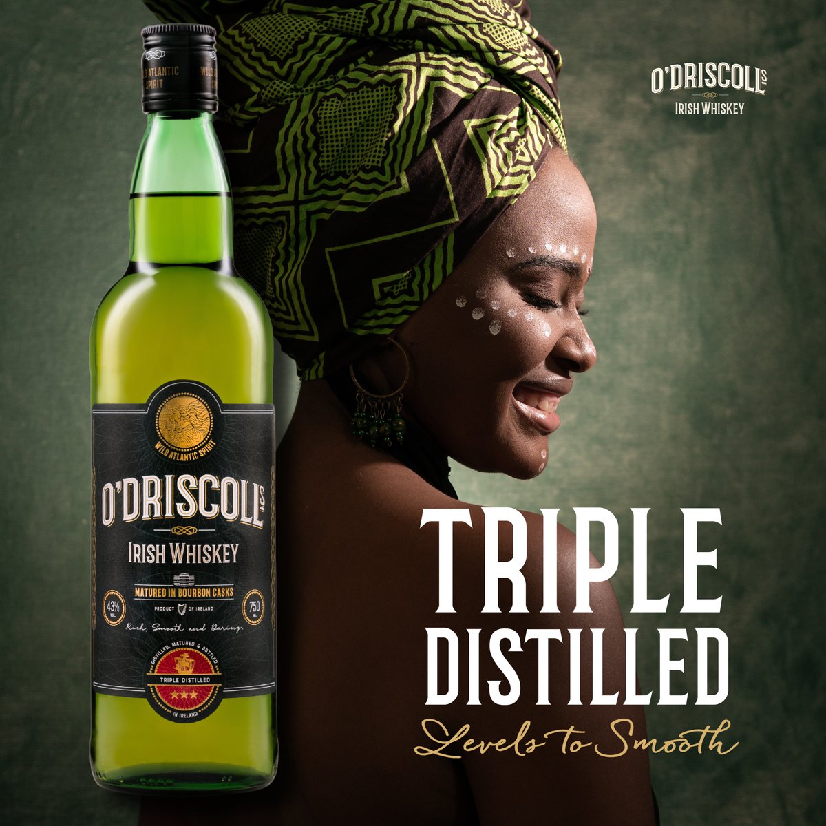 Jambo Kenya! The long-awaited moment is here as O'Driscolls Irish Whiskey lands on Kenyan soil. Cheers to new friendships and triple distilled – Levels to Smooth! 🍀🥃🏴‍☠️ 🖱 Shop Now - odriscollsirishwhiskey.com #odriscollsirishwhiskey #weareallodriscolls #drinkresponsibly