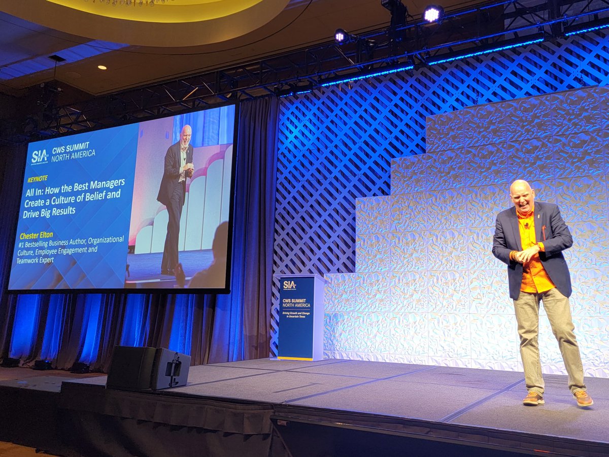 “In every great culture, it was not just what you did and how you did it. It was WHY you did it.” – Chester Elton
#CWSSummit #contingentworkforce #staffing