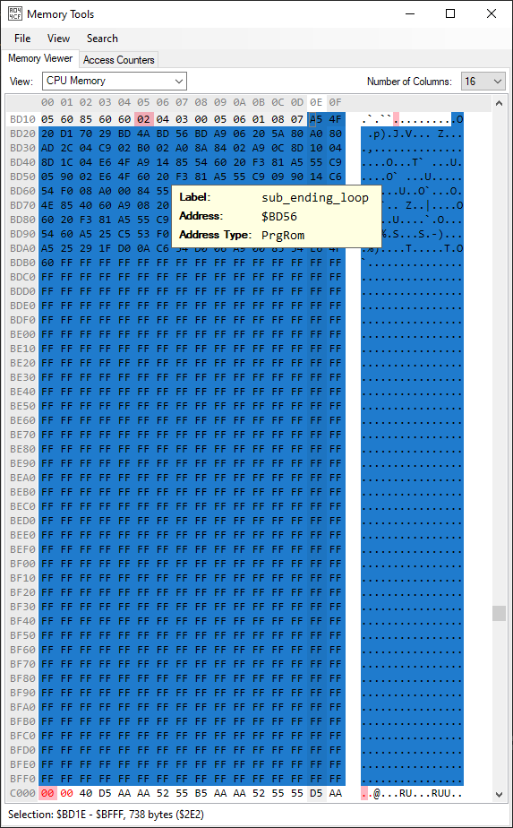 738 bytes to implement endings in our #NES #MortalKombat demake.
That is, 738 bytes for the code. Graphics and music are in separate banks.