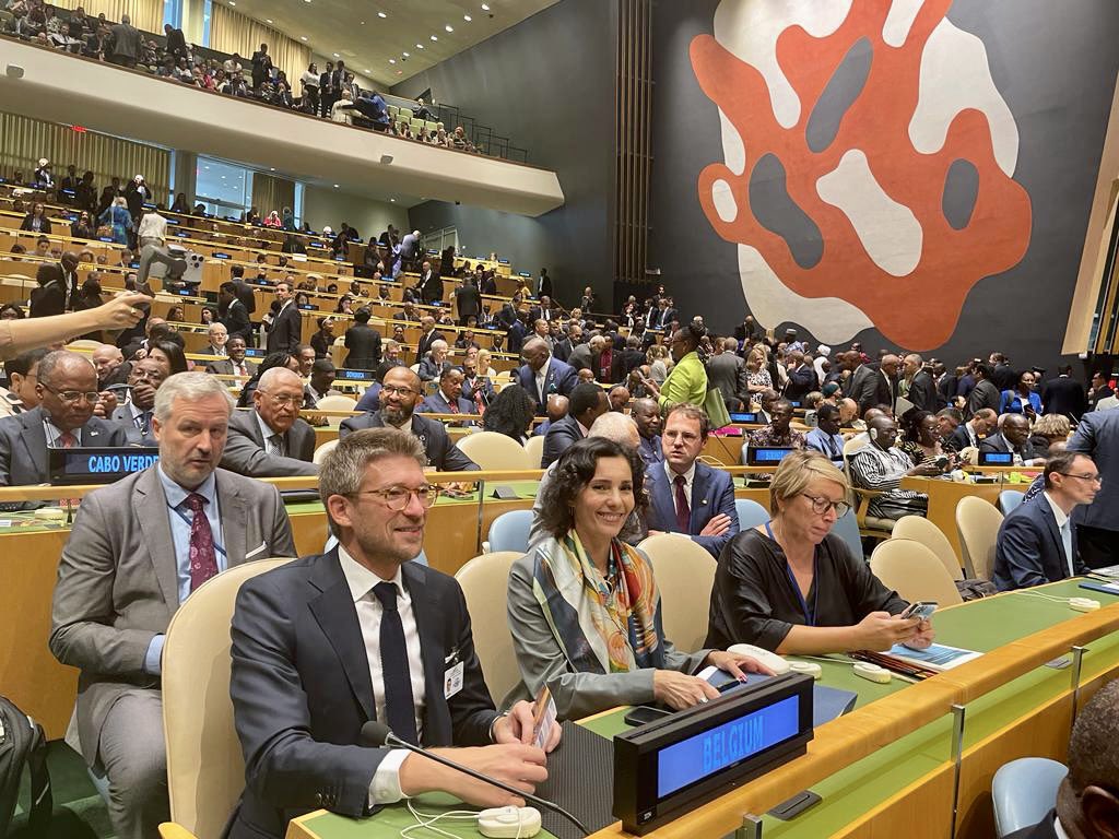 Kick off of the 78th session of #UNGA with @antonioguterres, @UN_PGA and others addressing the Assembly. In an era marked by conflicts, violations of basic human rights and growing rifts among major nations, the significance of #multilateralism has never been greater. 🕊️🇺🇳