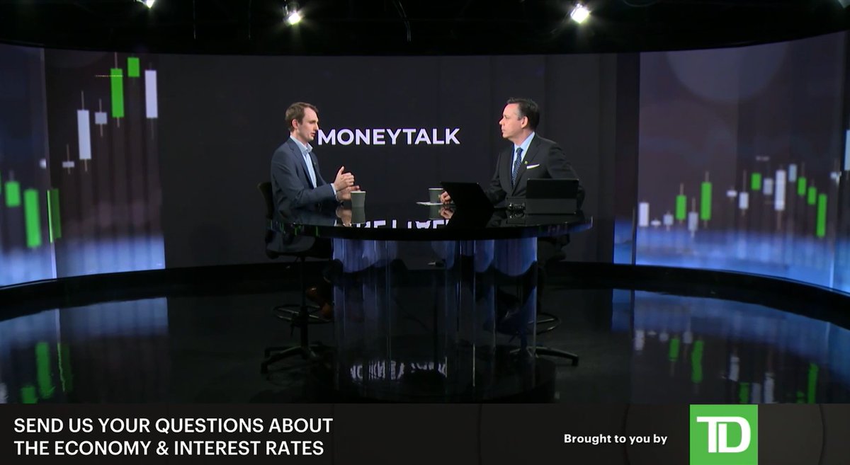Today on MoneyTalk Live, higher #gasoline prices helped push Canadian headline #inflation to 4%. Our guest Robert Both of TD Securities will discuss what it could mean for #interestrates. Log into WebBroker at Noon ET with your questions. Brought to you by TD Direct Investing.