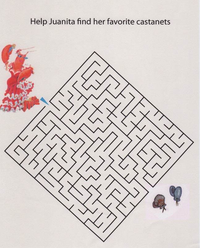 A short maze you can print out and use with the "Juanita the Spanish Lobster" CD/MP3 maestroclassics.com/juanita-the-sp… #printables #homeschoolmusic