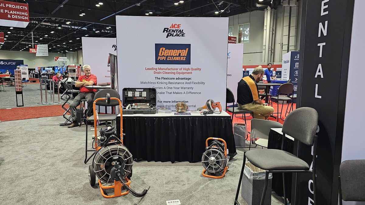 DrainBrains's tweet photo. Are you at the Ace Fall Market in Orlando?
Come visit us in the Rental Place block at booth 6231 D to see our many product offerings.
#generalpipecleaners #plumbing #plumbingcontractors #plumbingmaintenance #plumbingtips #draincleaning #draincleaner #plumbingtools #drainbrain https://t.co/JEbvnAVAif