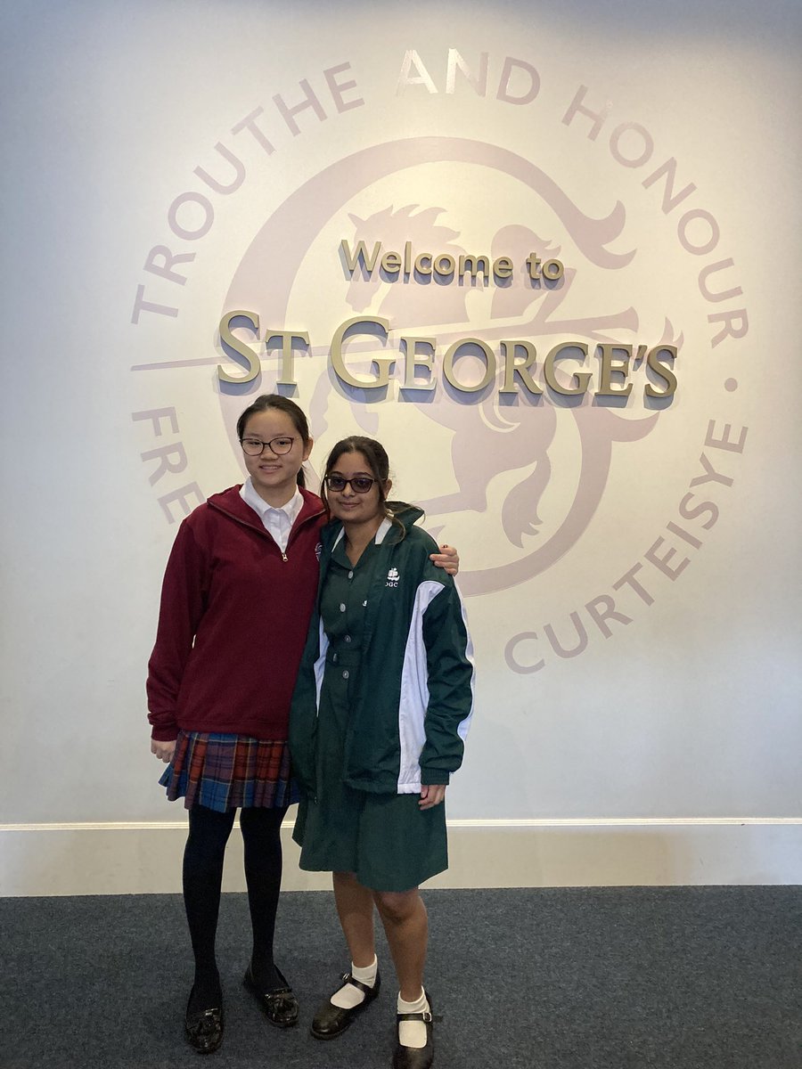 stgeinternat's tweet image. We are delighted to welcome our exchange visitor from @DGC_DurbanGirls into our @stgeorgesedin community. 🇿🇦🏴󠁧󠁢󠁳󠁣󠁴󠁿
#internationaleducation #exchangeprogramme #makingconnections #sharingcultures