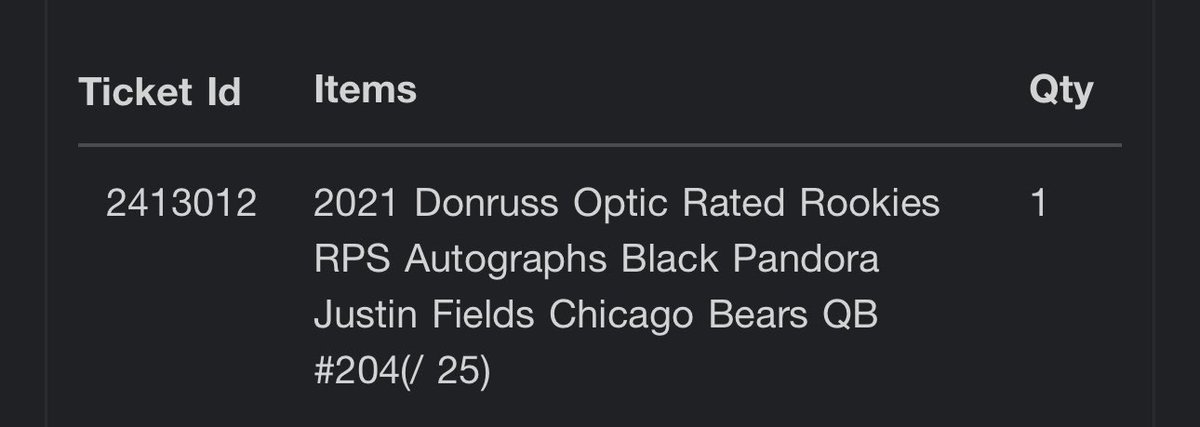 Fields redemptions shipping!!