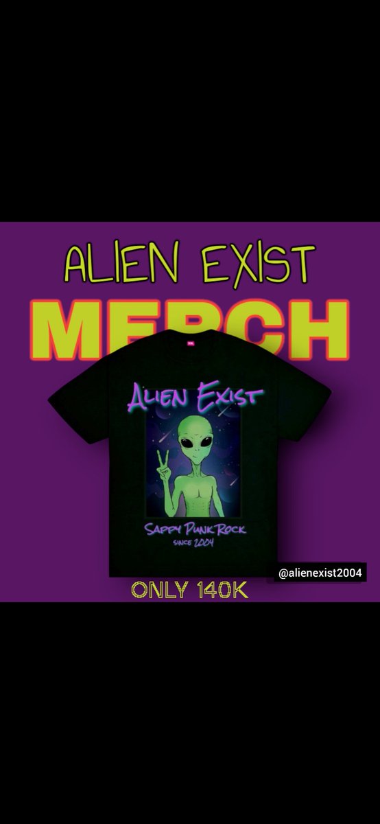 alienexist2004's tweet image. Dm, if you want this Tshirt

#alienexistmerch #kaosalienexistband #alienexistband #alienexist2004 #poppunk #merchandise #blink182 #kaosband