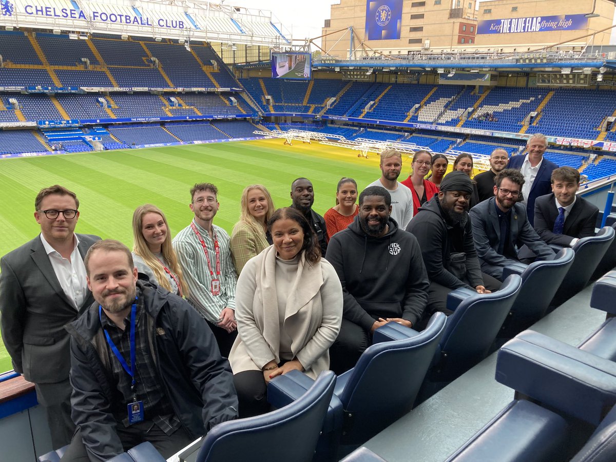 kickitout's tweet photo. Great to deliver more training on how to tackle antisemitism alongside @LordJohnMann and @CST_UK to a room full of clubs and county FAs willing to learn.
Thanks to @ChelseaFC for hosting.
Together we can kick antisemitism out of football. #KickItOut30 https://t.co/2TpGsjRcrD