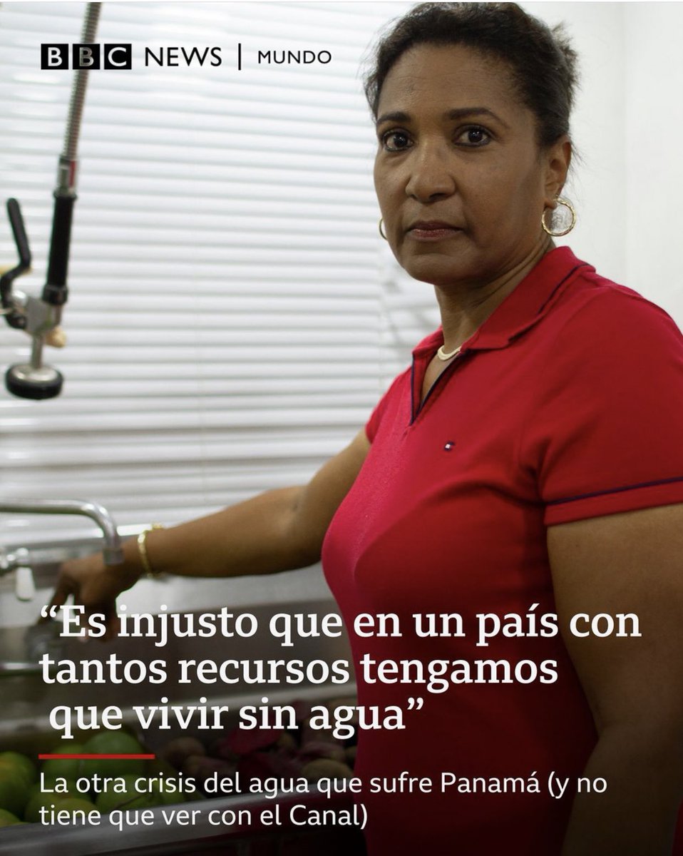 La otra crisis del agua que sufre Panamá 🇵🇦 más allá del Canal

Así lo refleja la BBC 

bbc.com/mundo/articles…