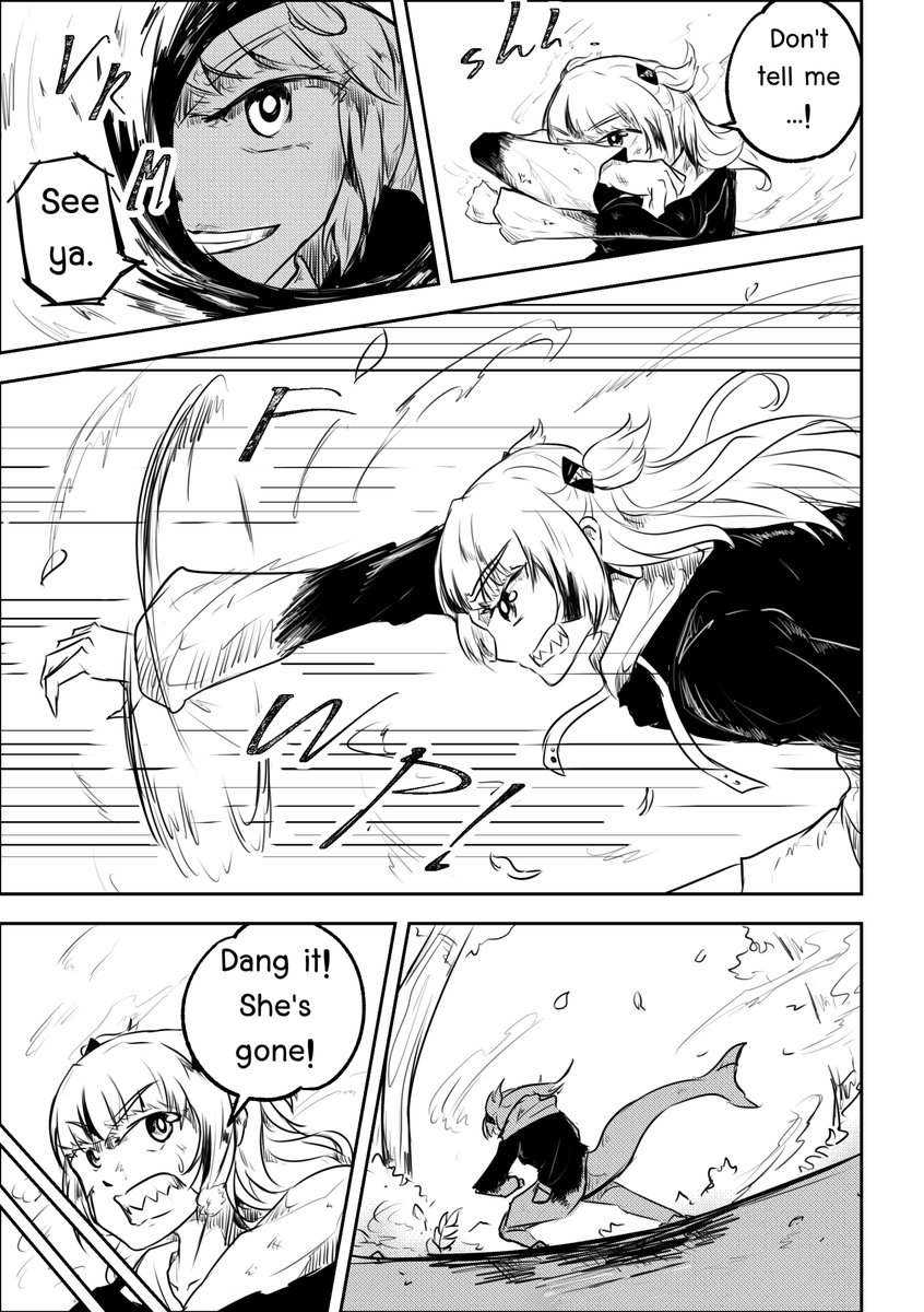 Lavendulan's tweet photo. [Fan manga] Black Amelia: Timeline Annihilator PART II - FINAL CHAPTER (Pages 15)
(Read right to left)

#BlackAmelia #HololiveEN #holoMyth #AlterAme #hololiveALT #holoENlore #EvilAme #manga #ameliart #gawrt https://t.co/soksCFH75f
