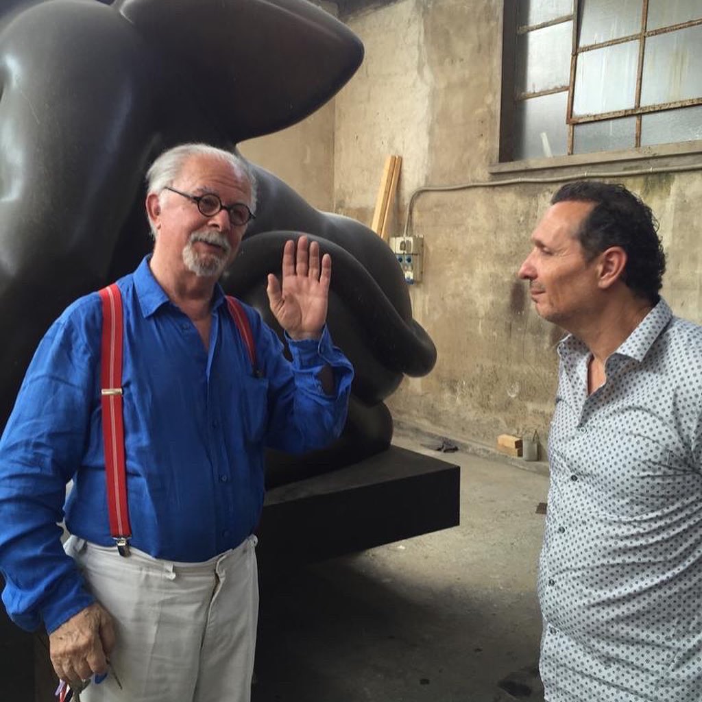 Adiós al gran maestro y amigo Fernando Botero 🖤