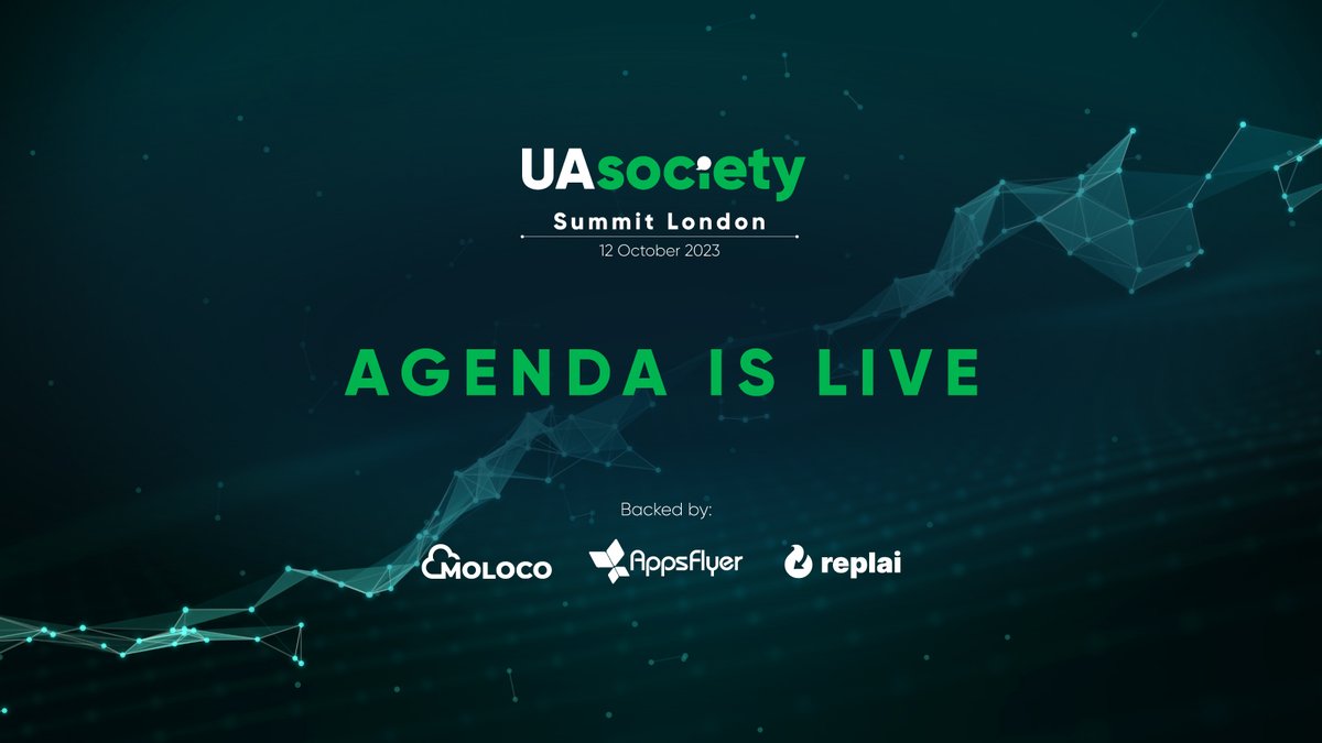 🎉 Thrilling news! 🎉 The agenda for the UA Summit is now LIVE! 📅✨
🚀 Dive into a world of insights and discussions tailored for the mobile industry. Check out the agenda here: uasocietysummit2023.splashthat.com

Get your ticket now! 🎟️

#MarketingDigital #LondonEvent #MobileUA