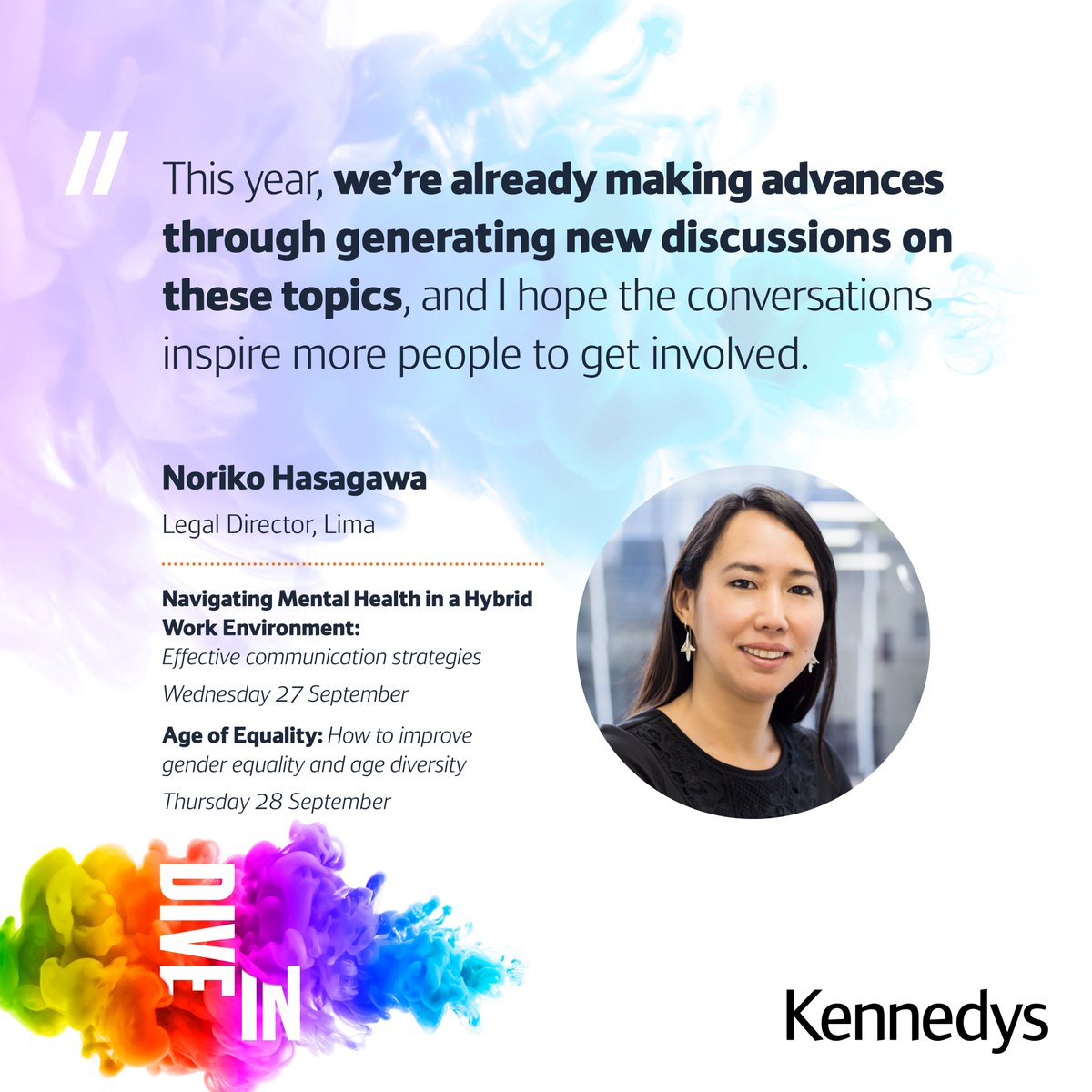 KennedysLaw's tweet image. Don&apos;t miss out on the opportunity to connect with like-minded individuals and gain valuable insights from an array of DE&amp;amp;I topics.
 
Find out more on how to register: ow.ly/9Gp150PNjCo

#diversity #thepowerofinclusion