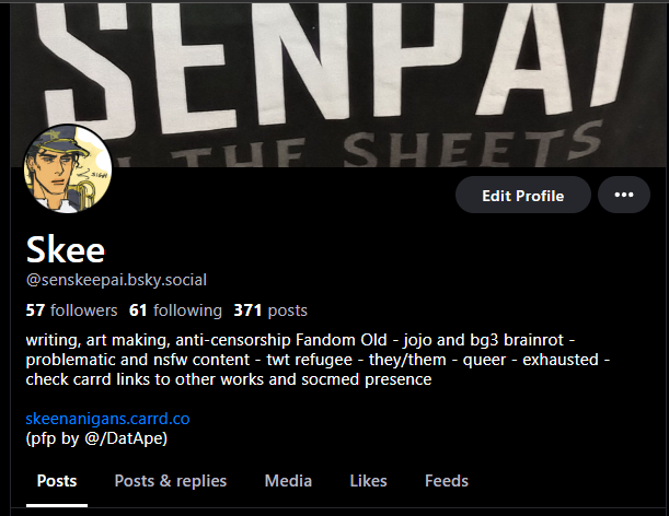 senskeepai's tweet photo. As a reminder I am now over here under the same username. I am actively posting/doing stuff where the skies are bluer and have pretty much left twitter. If any of my moots want help getting over here feel free to DM me. <3 If you're already there, come find me! https://t.co/szL78uLMPU