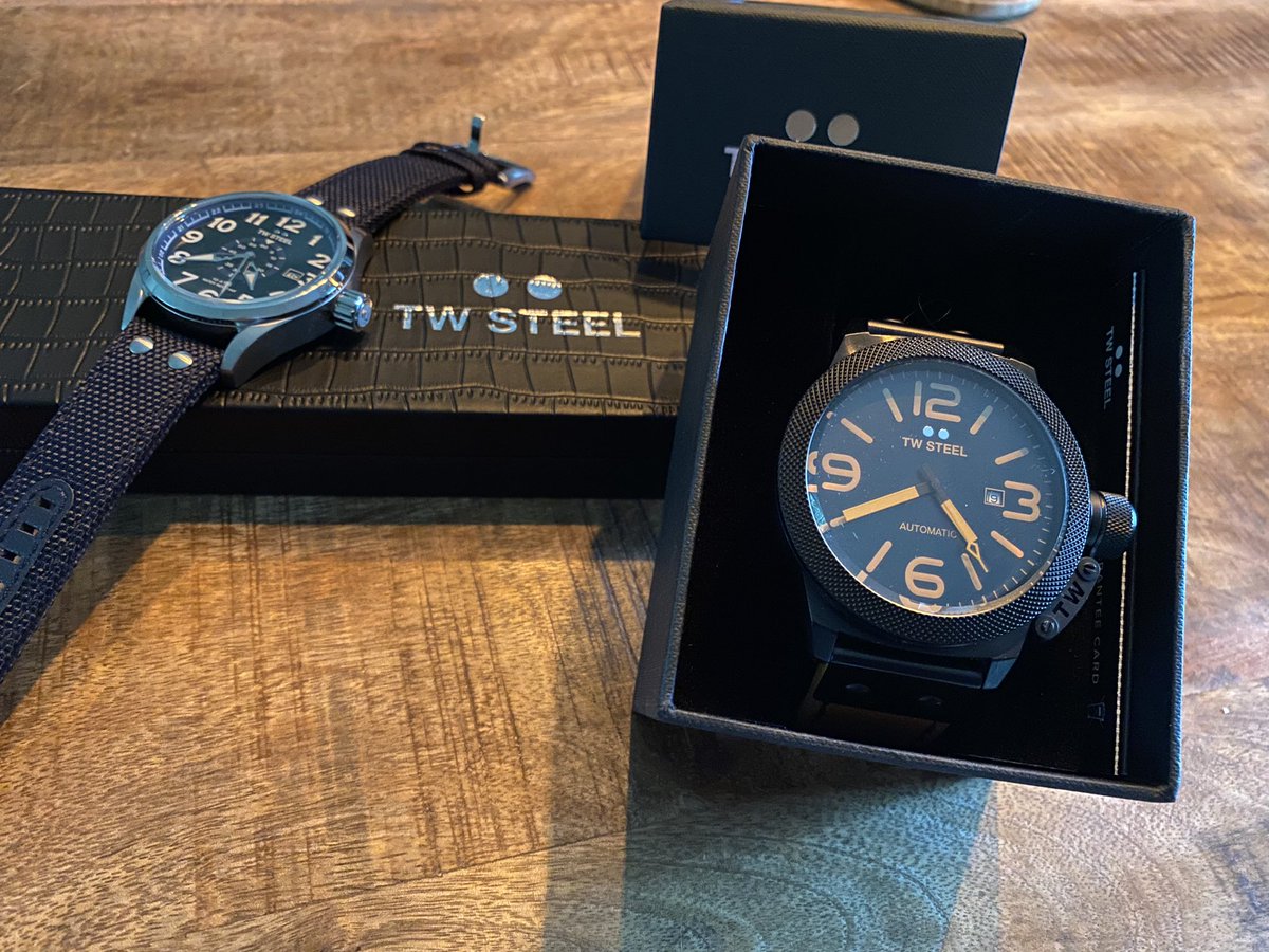 My two new @twsteel watches