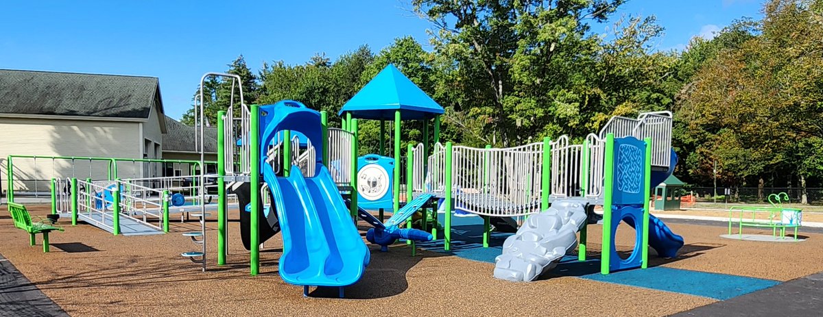 rhmalay's tweet photo. What do you do with a fully accessible playground prior to the official ribbon cutting.... https://t.co/klAuQhdbt5