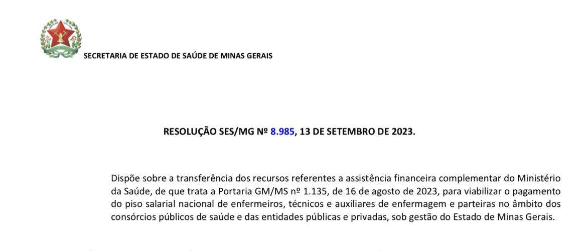 O Governo de Minas publicou a resolução que autoriza a transferência de mais de 25 milhões de reais para consórcios e instituições geridas pelo Estado. Em BH, ja esta na Câmara o PL que autoriza o repasse do recurso. Prazo termina dia 21. É hora de cobrar celeridade!
