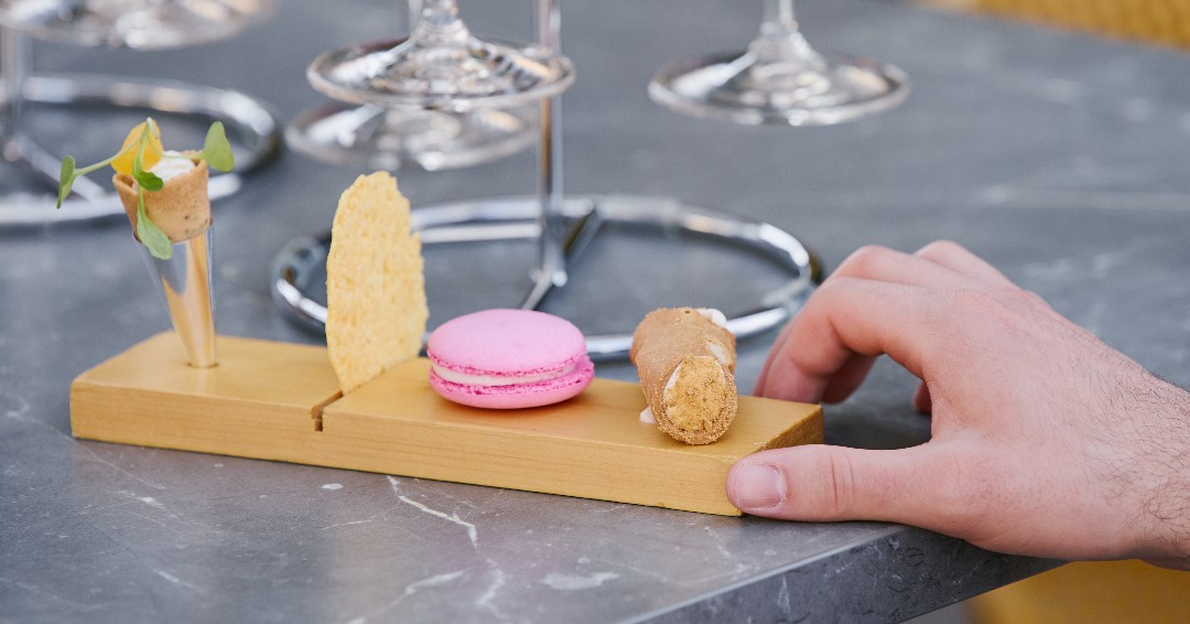 NEW: Savory Bites &amp; Wine Delights experience. Indulge in Executive Chef Frank Dodd's creations, perfectly paired with our exquisite wines at our tasting bar. Secure your spot on our website! bit.ly/3Z25fT6 #TriusWines #GetTogetherWithTrius