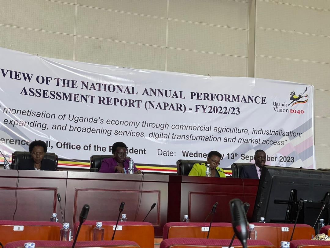 PDMSecretariat's tweet photo. At the National Annual Performance Assessment Report (NAPAR) last week, our National Coordinator @dgalabuzi was in attendance to share progress of PDM so far countrywide.
Focus was put on our achievements and challenges. #PDMImplementation https://t.co/BKkq4UMb0k