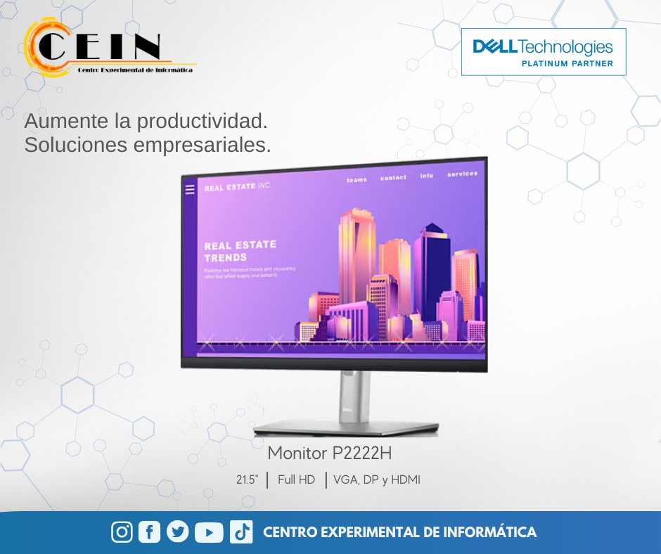CEIN_HN's tweet photo. 𝑴𝒐𝒏𝒊𝒕𝒐𝒓𝒆𝒔 𝑫𝒆𝒍𝒍 🖥️⌨️🖱️✨

🌐 https://t.co/Ypvo45OHii
📧 ventas2@ceinhn.com
📧 ventas3@ceinhn.com
📧 ventas4@ceinhn.com
📲 3330-9922 / 3299-0016

#DellTecnologies #CEIN #Desktops #Informatica #Computadoras #Dell #Tecnologia #Productividad #Trabajo #Negocio #ceinhn https://t.co/xSwIFsOt0x