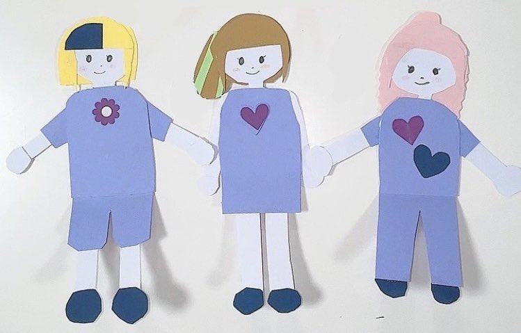 luv_chego's tweet image. バイト中子供たちと作った作品かわいくて気に入ってるから載せとくദ്ദി ˃ ᵕ ˂ )