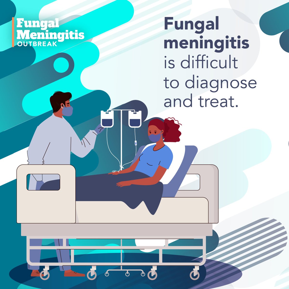 CDCgov's tweet photo. The recent outbreak of fungal meningitis linked to procedures with epidural anesthesia in Mexico highlights some of the challenges of fungal infections.

Read about the outbreak during #FungalWeek23: https://t.co/2J3qlssfFR