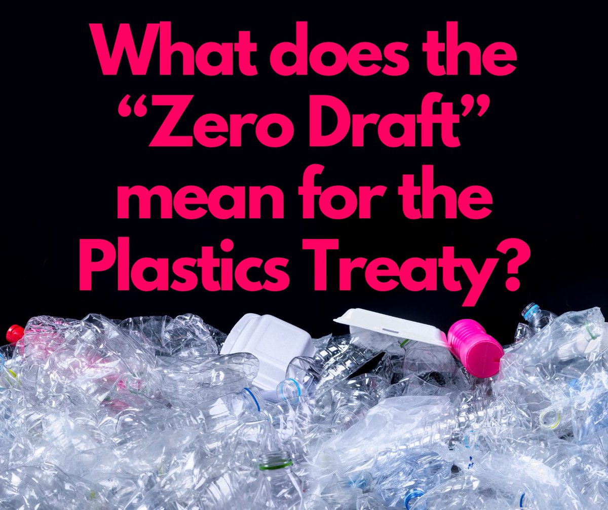 bryantchristie's tweet photo. The UN released the “Zero Draft” which will guide committees as they draft the Plastic Treaty in an effort to add uniformity to complex packaging regulations. It contains 13 areas, each with multiple outcomes. Learn more: https://t.co/KGS0qFDyKy https://t.co/V1hlJSQuLH