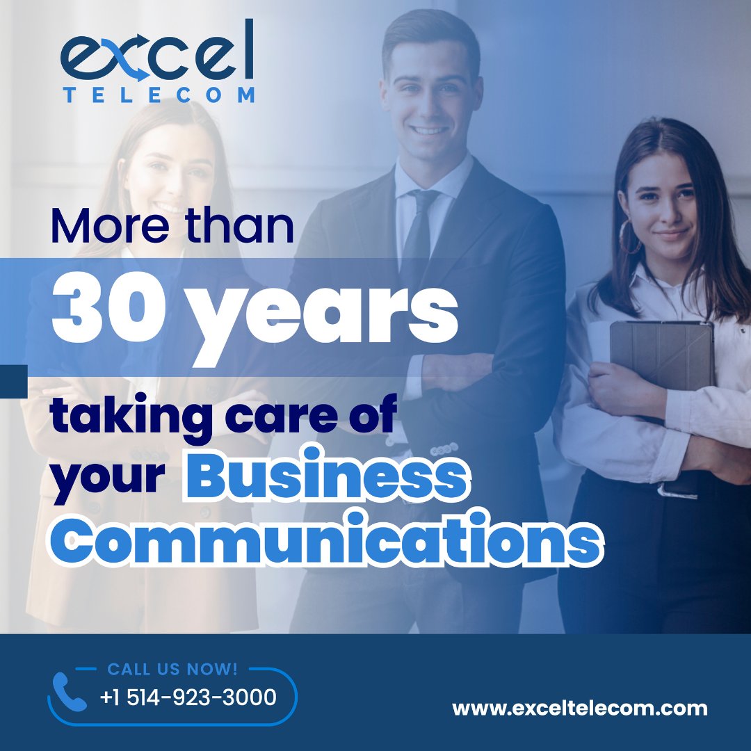 ExcelTelecominc's tweet image. Are you familiar with Excel Telecom?

We offer a wide range of business solutions, such as cloud communications, unified communications, call center and analytics tools, and so much more!

exceltelecom.com/en/contact-us/

#exceltelecom #telecom #telecomunications #business
