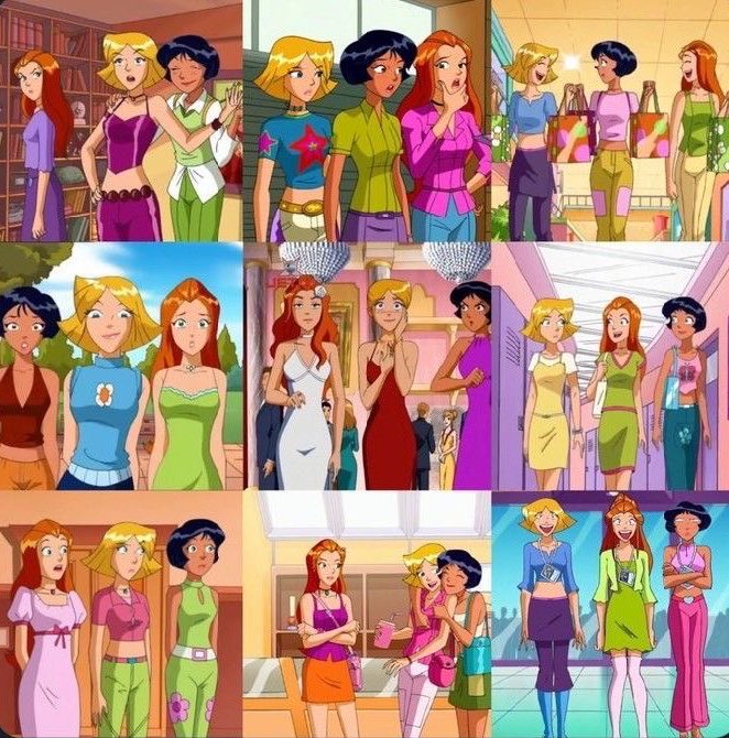 i want to thank the animators for making the totally spies change their clothes every episode