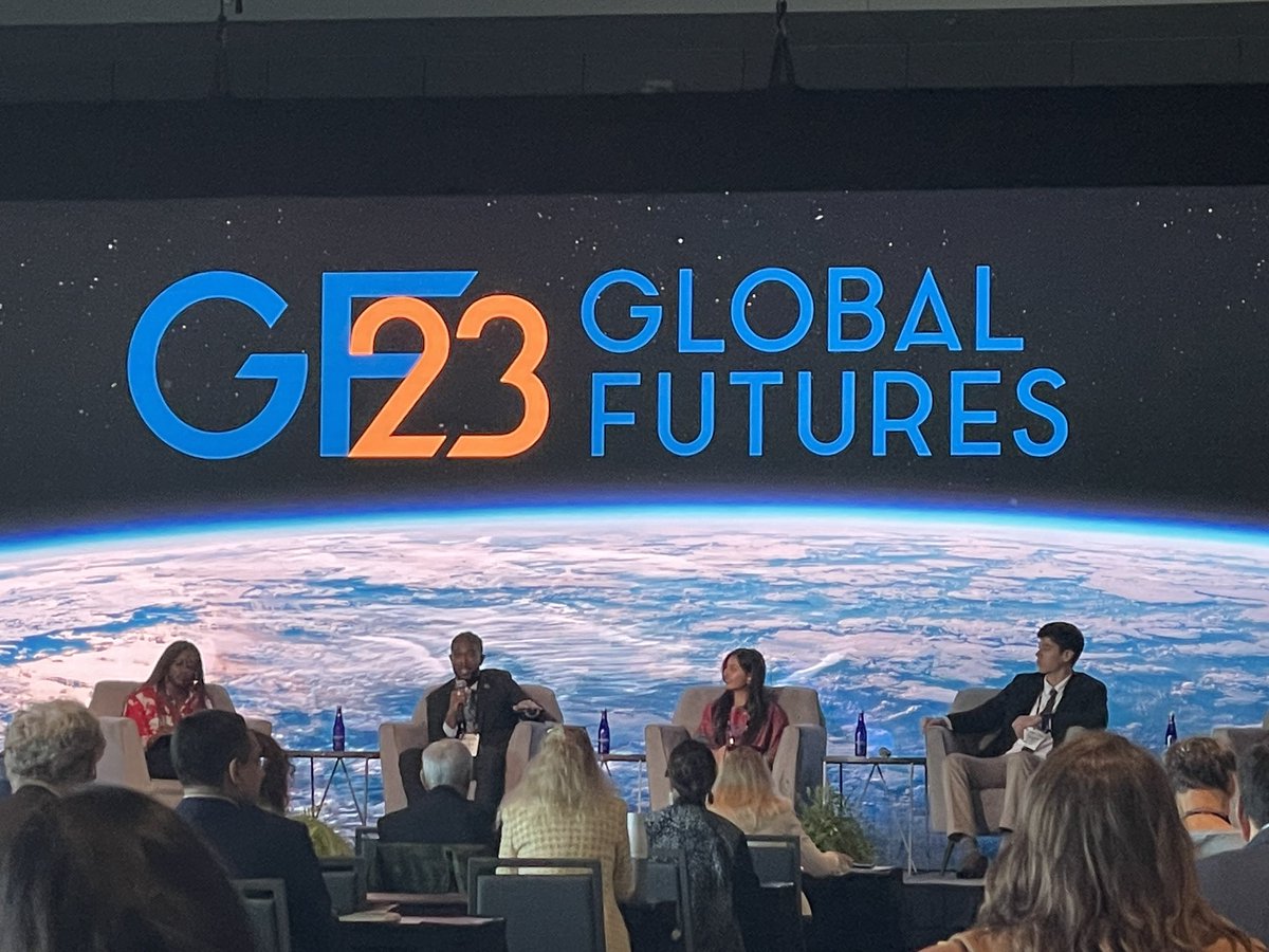 Kicking off the Global Futures conference 23. The power of youth in driving positive change. <a href="/ASUCollegeofGF/">College of Global Futures at ASU</a> <a href="/ASUGlobalFuture/">ASU Julie Ann Wrigley Global Futures Laboratory</a> #gf23